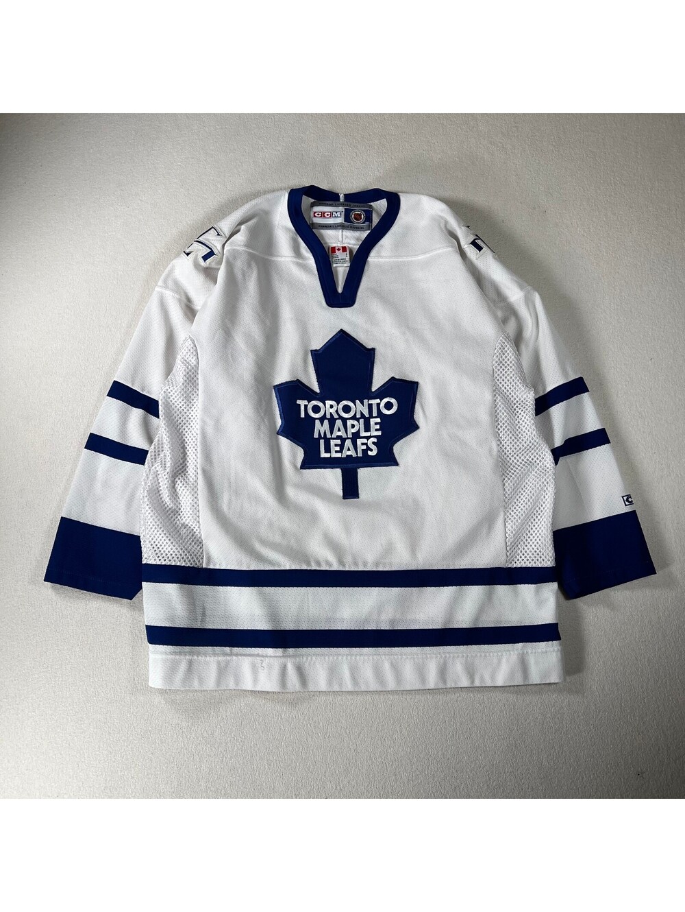 Vintage CCM Toronto Maple Leafs Away NHL Hockey Jersey L